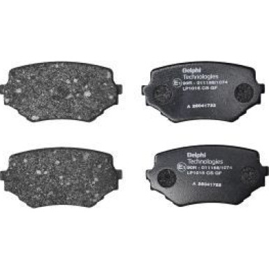 Delphi Bremsbelagsatz, Scheibenbremse LP1015