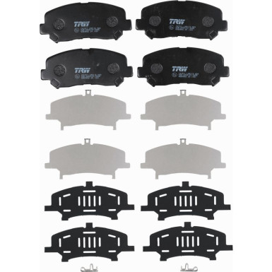 GDB3562 Bremsbelagsatz, Scheibenbremse