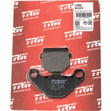 TRW | Bremsbelagsatz, Scheibenbremse | MCB519