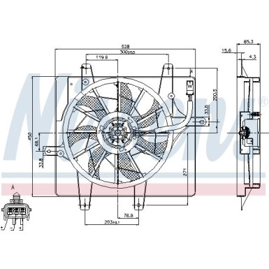 85289 Lüfter, Motorkühlung
