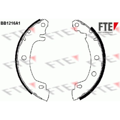 FTE | Bremsbackensatz | 9100043