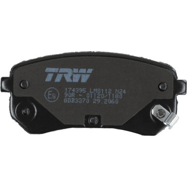 TRW Bremsbelagsatz, Scheibenbremse COTEC GDB3370