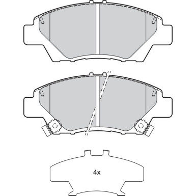 302158 Bremsbelagsatz, Scheibenbremse ESSENTIAL