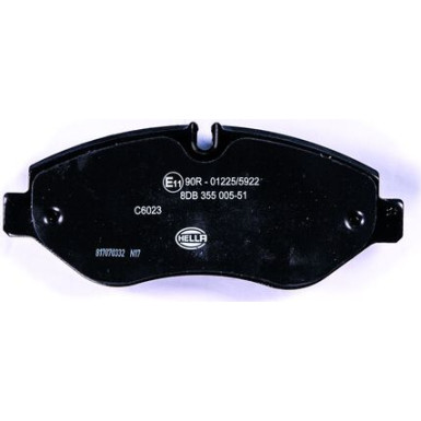 Hella | Bremsbelagsatz, Scheibenbremse | 8DB 355 005-511