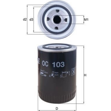 OC 103 Ölfilter