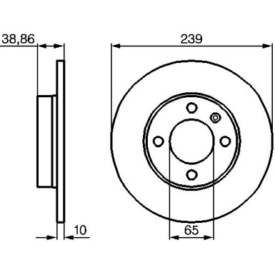 BOSCH | Bremsscheibe | 0 986 478 010