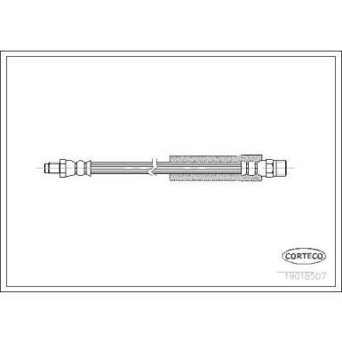 Corteco | Bremsschlauch | 19018507