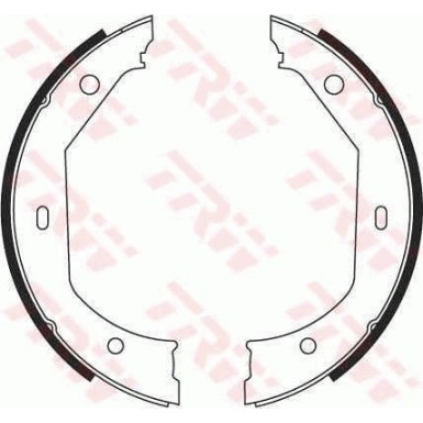 GS8656 Bremsbackensatz, Feststellbremse