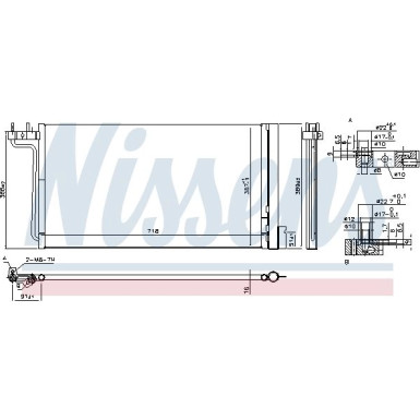 940765 Kondensator, Klimaanlage ** FIRST FIT **