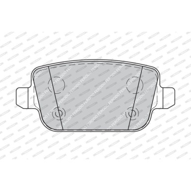 FDB1917 Bremsbelagsatz, Scheibenbremse PREMIER ECO FRICTION