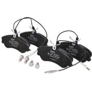 Delphi Bremsbelagsatz, Scheibenbremse LP1607