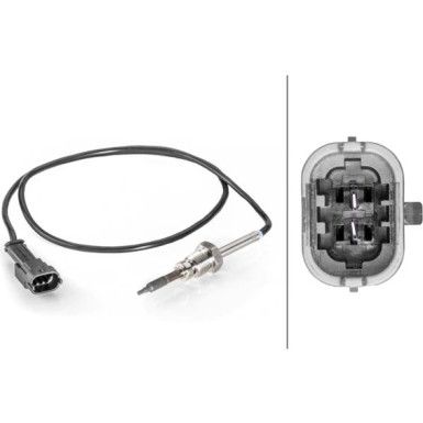 Hella | Sensor, Abgastemperatur | 6PT 014 494-341