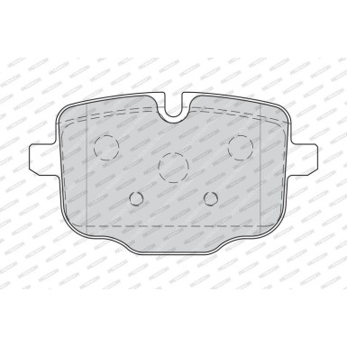 Ferodo | Bremsbelagsatz, Scheibenbremse | FDB4381