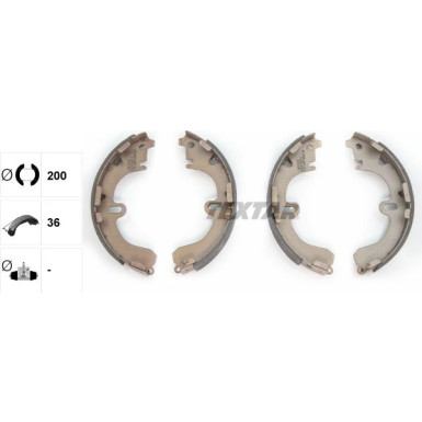 91043100 Bremsbackensatz