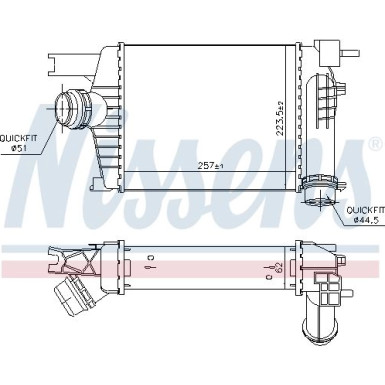 96479 Ladeluftkühler ** FIRST FIT ** 96479 Ladeluftkühler ** FIRST FIT **