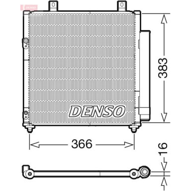 Denso | Kondensator, Klimaanlage | DCN45007