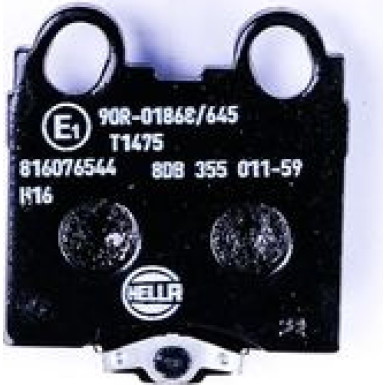 8DB 355 011-591 Bremsbelagsatz, Scheibenbremse