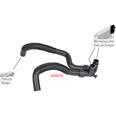 2420310 Heizungsschlauch 2420310 Heizungsschlauch