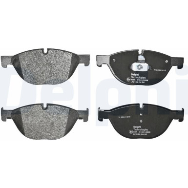 Delphi | Bremsbelagsatz, Scheibenbremse | LP2189 Delphi | Bremsbelagsatz, Scheibenbremse | LP2189