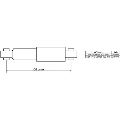 KYB Stoßdämpfer Excel-G 349079 KYB Stoßdämpfer Excel-G 349079