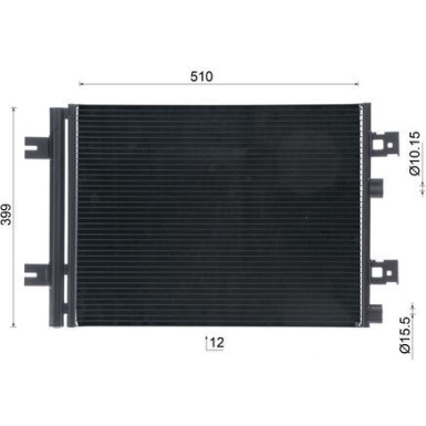 Mahle | Kondensator, Klimaanlage | AC 858 000S