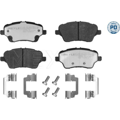 Meyle Bremsbelagsatz, Scheibenbremse MEYLE-PD: Advanced performance and design 025 251 3417/PD