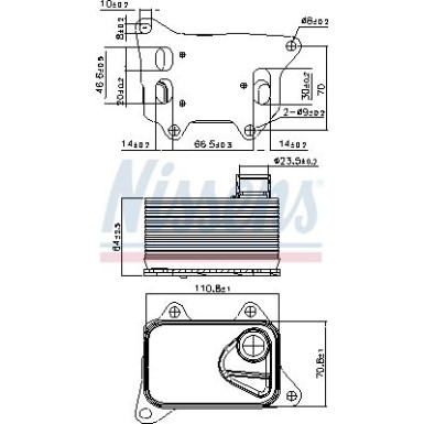 90914 Ölkühler, Motoröl 90914 Ölkühler, Motoröl