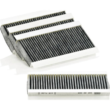 MANN-FILTER CUK 22 008-4 Innenraumfilter, Aktivkohlefilter MANN-FILTER CUK 22 008-4 Innenraumfilter, Aktivkohlefilter