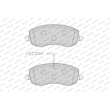 Ferodo Bremsbelagsatz, Scheibenbremse PREMIER FDB4154
