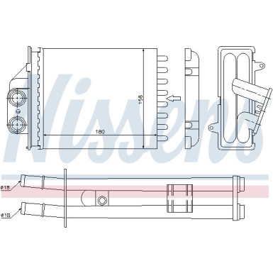71453 Wärmetauscher, Innenraumheizung ** FIRST FIT **