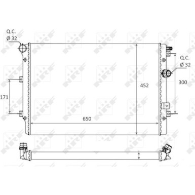 58464 Kühler, Motorkühlung