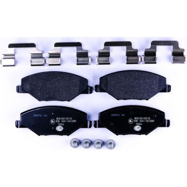 Hella | Bremsbelagsatz, Scheibenbremse | 8DB 355 020-521