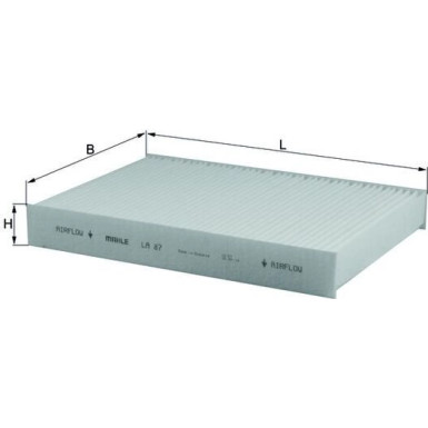 LA 87 Filter, Innenraumluft