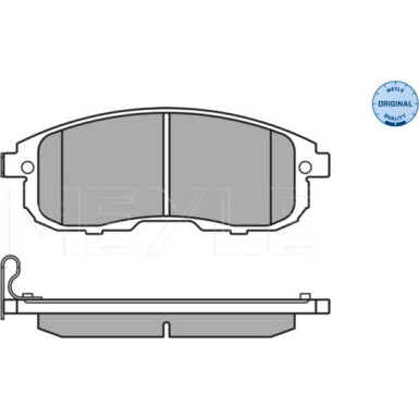 025 242 8016/W Bremsbelagsatz, Scheibenbremse MEYLE-ORIGINAL: True to OE.