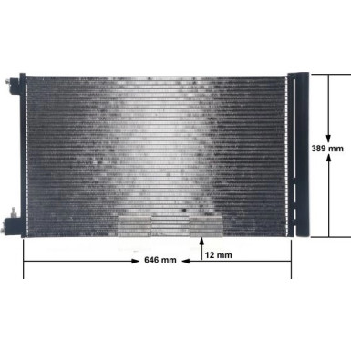 AC 552 000S Kondensator, Klimaanlage BEHR