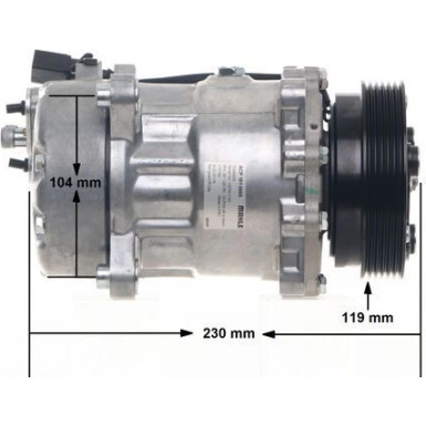 Mahle | Kompressor, Klimaanlage | ACP 191 000S