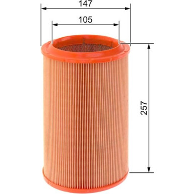 BOSCH 1 457 433 791 Luftfilter BOSCH 1 457 433 791 Luftfilter