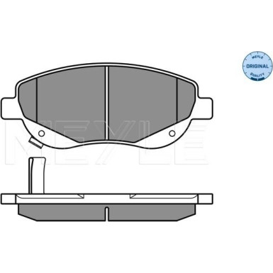 Meyle Bremsbelagsatz, Scheibenbremse MEYLE-ORIGINAL: True to OE 025 249 4619/W