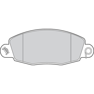 Valeo Bremsbelagsatz, Scheibenbremse ESSENTIAL 301547