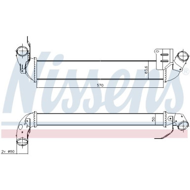 96712 Ladeluftkühler ** FIRST FIT **