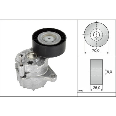 534 0481 10 Riemenspanner, Keilrippenriemen