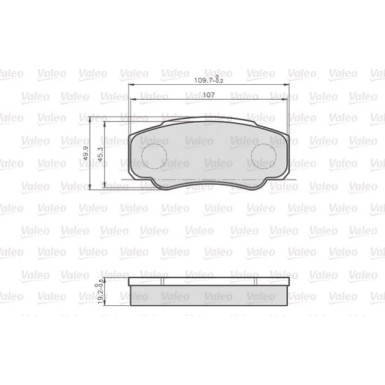 872921 Bremsbelagsatz, Scheibenbremse OPTIPACK for LCV