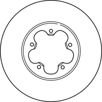 DF2389S Bremsscheibe TRW SINGLE