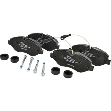 Delphi | Bremsbelagsatz, Scheibenbremse | LP2043