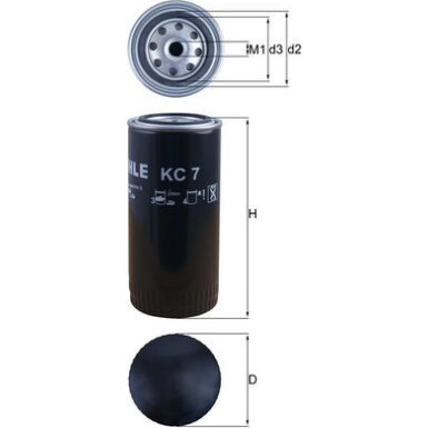 KC 7 Kraftstofffilter KC 7 Kraftstofffilter
