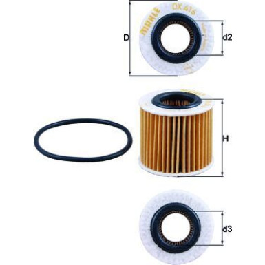OX 416D1 Ölfilter