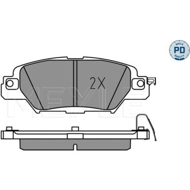 Meyle Bremsbelagsatz, Scheibenbremse MEYLE-PD: Advanced performance and design 025 223 3214/PD