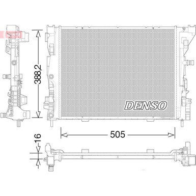 Denso | Kühler, Motorkühlung | DRM23035