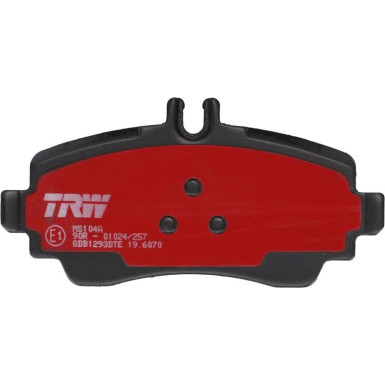 TRW Bremsbelagsatz, Scheibenbremse DTEC COTEC GDB1293DTE