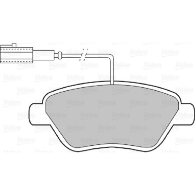 598670 Bremsbelagsatz, Scheibenbremse